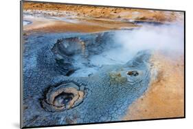 Iceland, Geothermal Area Hverir-Catharina Lux-Mounted Photographic Print