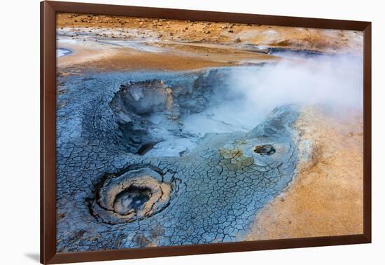 Iceland, Geothermal Area Hverir-Catharina Lux-Framed Photographic Print