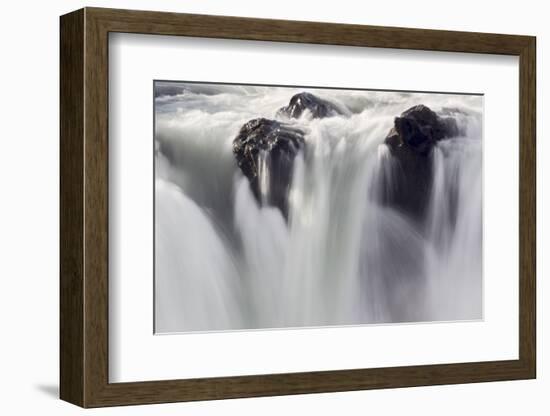 Iceland, Godafoss, Falls of the Gods.-Ellen Goff-Framed Photographic Print