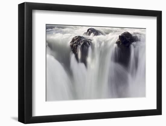 Iceland, Godafoss, Falls of the Gods.-Ellen Goff-Framed Photographic Print