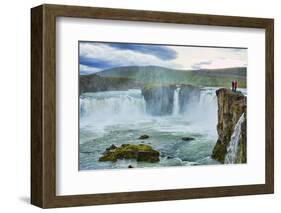 Iceland. Godafoss Waterfall in North Central Iceland. on Ring Road-Bill Bachmann-Framed Photographic Print