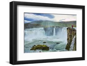 Iceland. Godafoss Waterfall in North Central Iceland. on Ring Road-Bill Bachmann-Framed Photographic Print