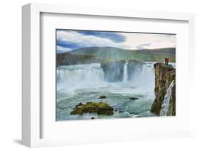 Iceland. Godafoss Waterfall in North Central Iceland. on Ring Road-Bill Bachmann-Framed Photographic Print