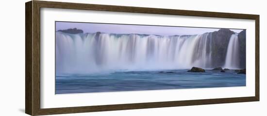 Iceland, Godafoss Waterfall. The waterfall stretches over 30 meters.-Ellen Goff-Framed Photographic Print