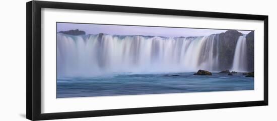 Iceland, Godafoss Waterfall. The waterfall stretches over 30 meters.-Ellen Goff-Framed Photographic Print