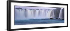 Iceland, Godafoss Waterfall. The waterfall stretches over 30 meters.-Ellen Goff-Framed Photographic Print