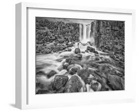 Iceland, Golden Circle, Oxarafoss-John Ford-Framed Photographic Print