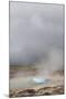 Iceland, Golden Circle. The Strokkur Geyser erupts with much steam.-Ellen Goff-Mounted Premium Photographic Print