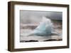 Iceland, Golden Circle. The Strokkur Geyser erupts with much steam.-Ellen Goff-Framed Photographic Print