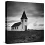 Iceland Hellnar Church-Nina Papiorek-Stretched Canvas