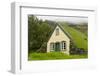 Iceland. Hofskirkja Yellow Church Turf Grass in Town of Hof in South Iceland-Bill Bachmann-Framed Photographic Print