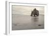 Iceland, Hvitserkur. This sea stack or monolith represents a legend that it was a troll-Ellen Goff-Framed Photographic Print