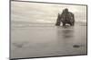Iceland, Hvitserkur. This sea stack or monolith represents a legend that it was a troll-Ellen Goff-Mounted Photographic Print