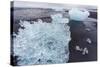 Iceland, Iceberg on Beach-Gavriel Jecan-Stretched Canvas