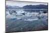 Iceland, Icebergs in Jokulsarlon lagoon-Kristin Piljay-Mounted Photographic Print