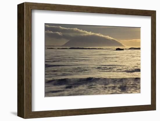 Iceland, Iceland, North-East, Region of Myvatn, View over the Icebound Lake Myvatn-Bernd Rommelt-Framed Photographic Print