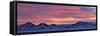 Iceland, Iceland, North-East, Ring Road, Afterglow About the Burfellshraun-Bernd Rommelt-Framed Stretched Canvas