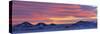 Iceland, Iceland, North-East, Ring Road, Afterglow About the Burfellshraun-Bernd Rommelt-Stretched Canvas