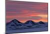 Iceland, Iceland, North-East, Ring Road, Afterglow About the Burfellshraun-Bernd Rommelt-Mounted Photographic Print