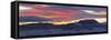 Iceland, Iceland, North-East, Ring Road, Red Sky About the Burfellshraun-Bernd Rommelt-Framed Stretched Canvas