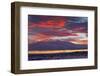 Iceland, Iceland, North-East, Ring Road, Red Sky About the Burfellshraun-Bernd Rommelt-Framed Photographic Print