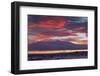 Iceland, Iceland, North-East, Ring Road, Red Sky About the Burfellshraun-Bernd Rommelt-Framed Photographic Print