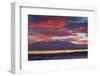 Iceland, Iceland, North-East, Ring Road, Red Sky About the Burfellshraun-Bernd Rommelt-Framed Photographic Print