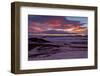 Iceland, Iceland, North-East, Ring Road, Red Sky About the Ring Road 1, to the Field Geothermal Nam-Bernd Rommelt-Framed Photographic Print