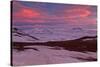 Iceland, Iceland, North-East, Ring Road, Region of Myvatn, Morning Mood in the Hildarfjall and the -Bernd Rommelt-Stretched Canvas