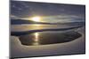 Iceland, Iceland, North-East, Winter Scenery on the Öxnadalsheidi, Ring Road-Bernd Rommelt-Mounted Photographic Print