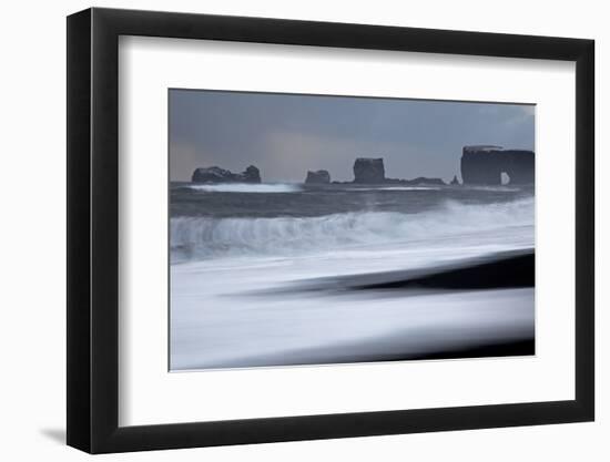 Iceland, Iceland, the South, Mydralur, Vik, Peninsula Dyrholaey-Bernd Rommelt-Framed Photographic Print