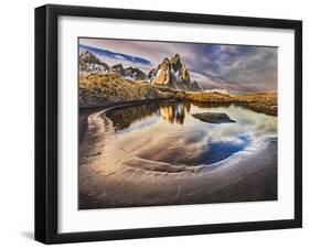 Iceland in winter.-John Ford-Framed Photographic Print