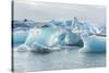 Iceland. Jokulsarlon Glaciers and Icebergs , Southeast Iceland-Bill Bachmann-Stretched Canvas