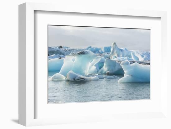 Iceland. Jokulsarlon Glaciers and Icebergs , Southeast Iceland-Bill Bachmann-Framed Photographic Print