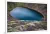 Iceland, Kerid, Deep blue lake contained in the Kerid crater. Iceland's Golden Circle.-Mark Williford-Framed Photographic Print