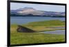 Iceland, Lake Myvatn. Evidence of lava flows around Lake Myvatn.-Ellen Goff-Framed Photographic Print