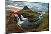 Iceland Landscape Spring Panorama at Sunset - Kirkjufell-TTstudio-Mounted Photographic Print