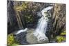 Iceland, Litlanesfoss. Waterfall and Basalt Columns-Jaynes Gallery-Mounted Photographic Print