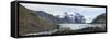 Iceland. Majestic Glaciers Panoramic, Skaftafell National Park-Bill Bachmann-Framed Stretched Canvas