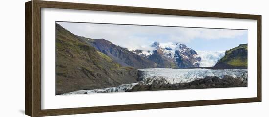 Iceland. Majestic Glaciers Panoramic, Skaftafell National Park-Bill Bachmann-Framed Photographic Print