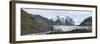 Iceland. Majestic Glaciers Panoramic, Skaftafell National Park-Bill Bachmann-Framed Photographic Print