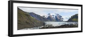 Iceland. Majestic Glaciers Panoramic, Skaftafell National Park-Bill Bachmann-Framed Photographic Print