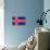 Iceland National Flag Poster Print-null-Poster displayed on a wall