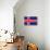 Iceland National Flag Poster Print-null-Poster displayed on a wall