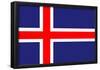 Iceland National Flag Poster Print-null-Framed Poster