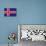 Iceland National Flag Poster Print-null-Mounted Poster displayed on a wall