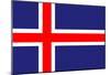 Iceland National Flag Poster Print-null-Mounted Poster