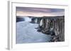 Iceland , Northeast Iceland , Selfoss Waterfall at Sunrise-Vincenzo Mazza-Framed Photographic Print
