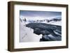 Iceland , Northeast Iceland, the Godafoss Waterfall in His Winter Beauty-Vincenzo Mazza-Framed Photographic Print