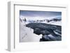 Iceland , Northeast Iceland, the Godafoss Waterfall in His Winter Beauty-Vincenzo Mazza-Framed Photographic Print